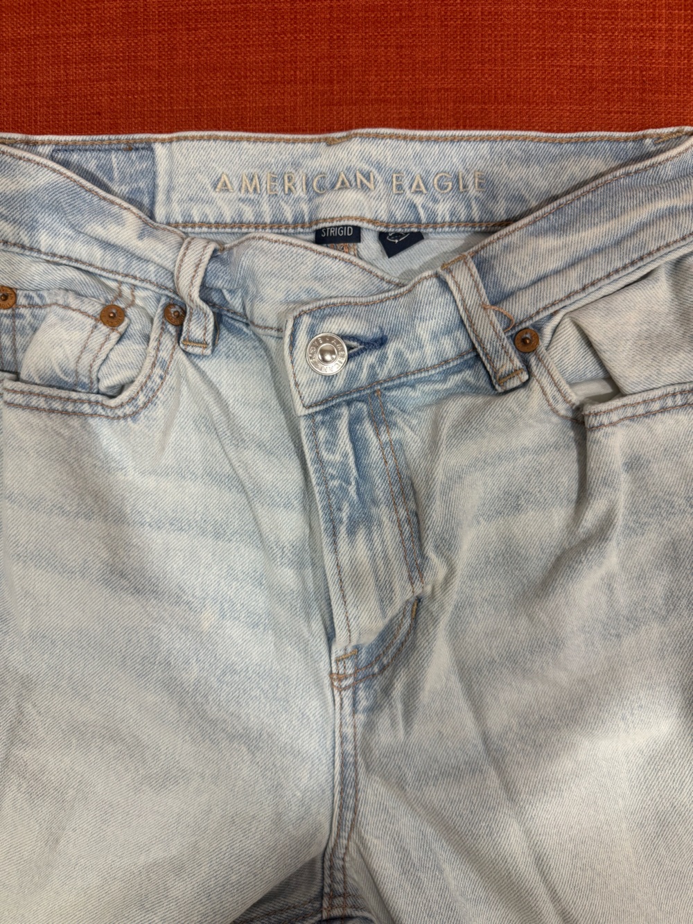 American Eagle Outfitters Light Blue Slim Straight Jeans